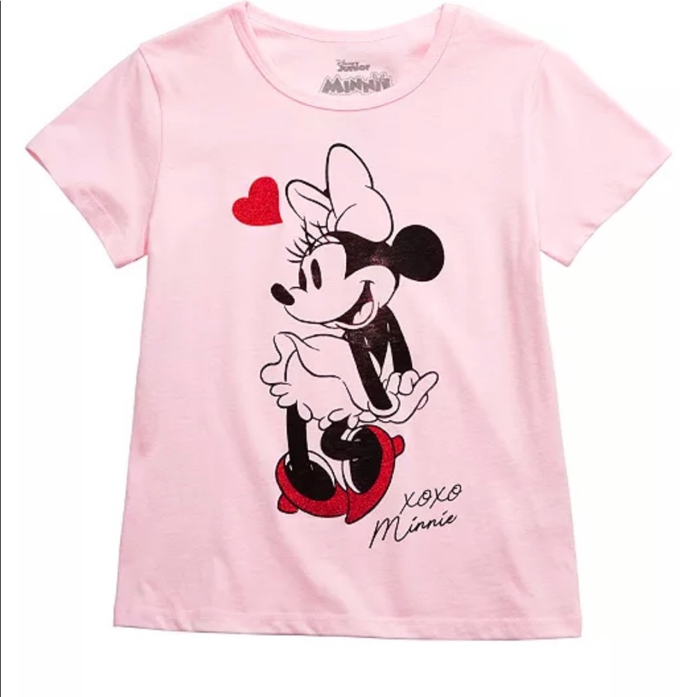 Disney Little Girls xoxo Minnie Mouse T-Shirt NWT